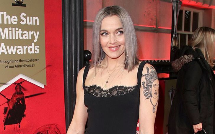 Jockey Victoria Pendleton Shows Off Her Tattoos at The Sun Military Awards